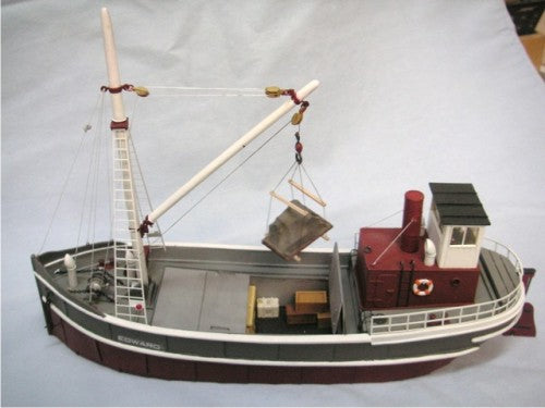 Frenchman River 111 HO Scale 68' Clyde Puffer Steam Freighter Ship Kit