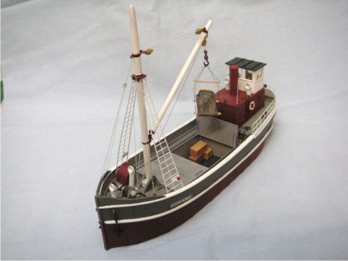 Frenchman River 111 HO Scale 68' Clyde Puffer Steam Freighter Ship Kit