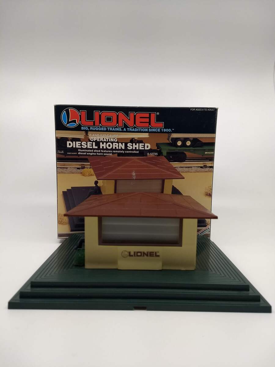 Lionel 6-12735 O Gauge Diesel Horn Shed LN/Box