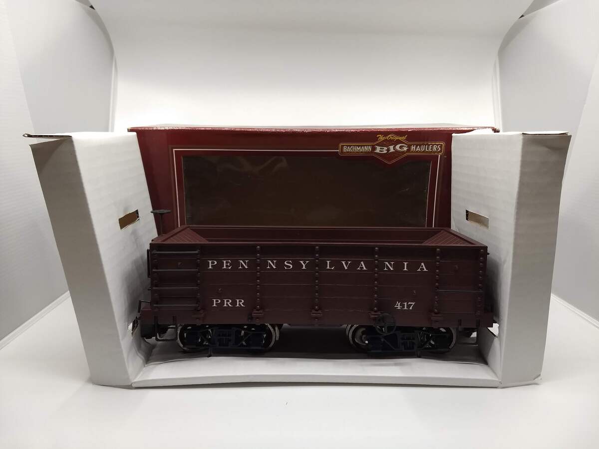 Bachmann 98514 G Pennsylvania Wood Ore Hopper Car #417 w/Metal Wheels
