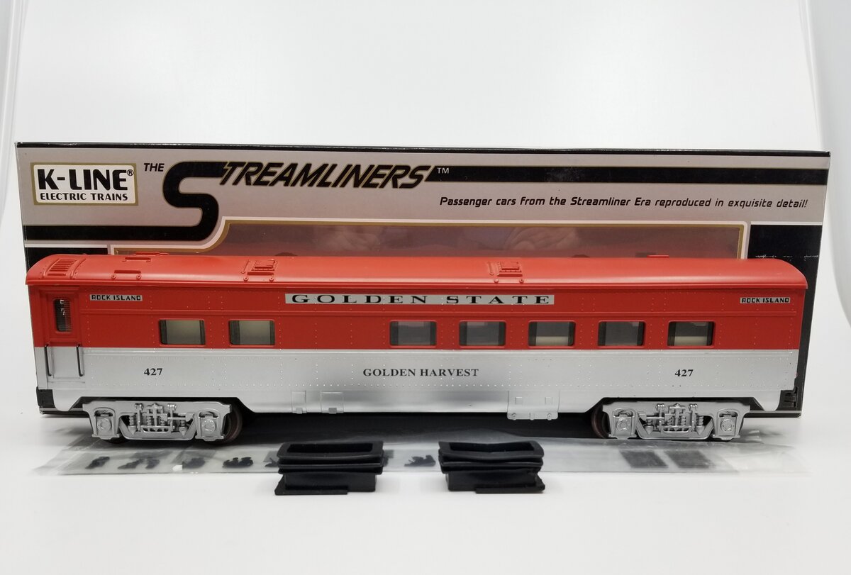 K-Line K4532-0427 O Gauge Golden State "Golden Harvest" 13.5" Diner Car #427 MT/Box