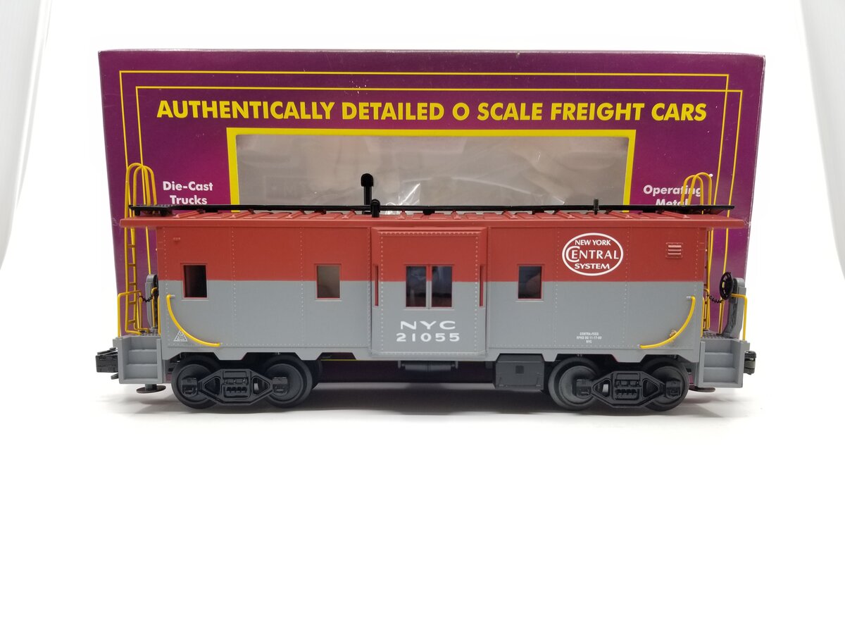 MTH 20-91037 O New York Central Bay Window Caboose #21055 EX/Box