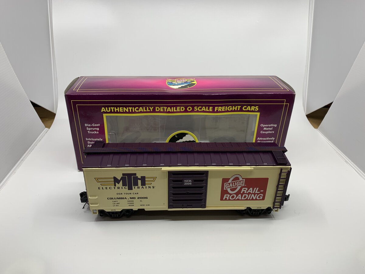 MTH 20-93322 O Scale OGR 2006 Spring MTH Tour 40' Box Car LN/Box