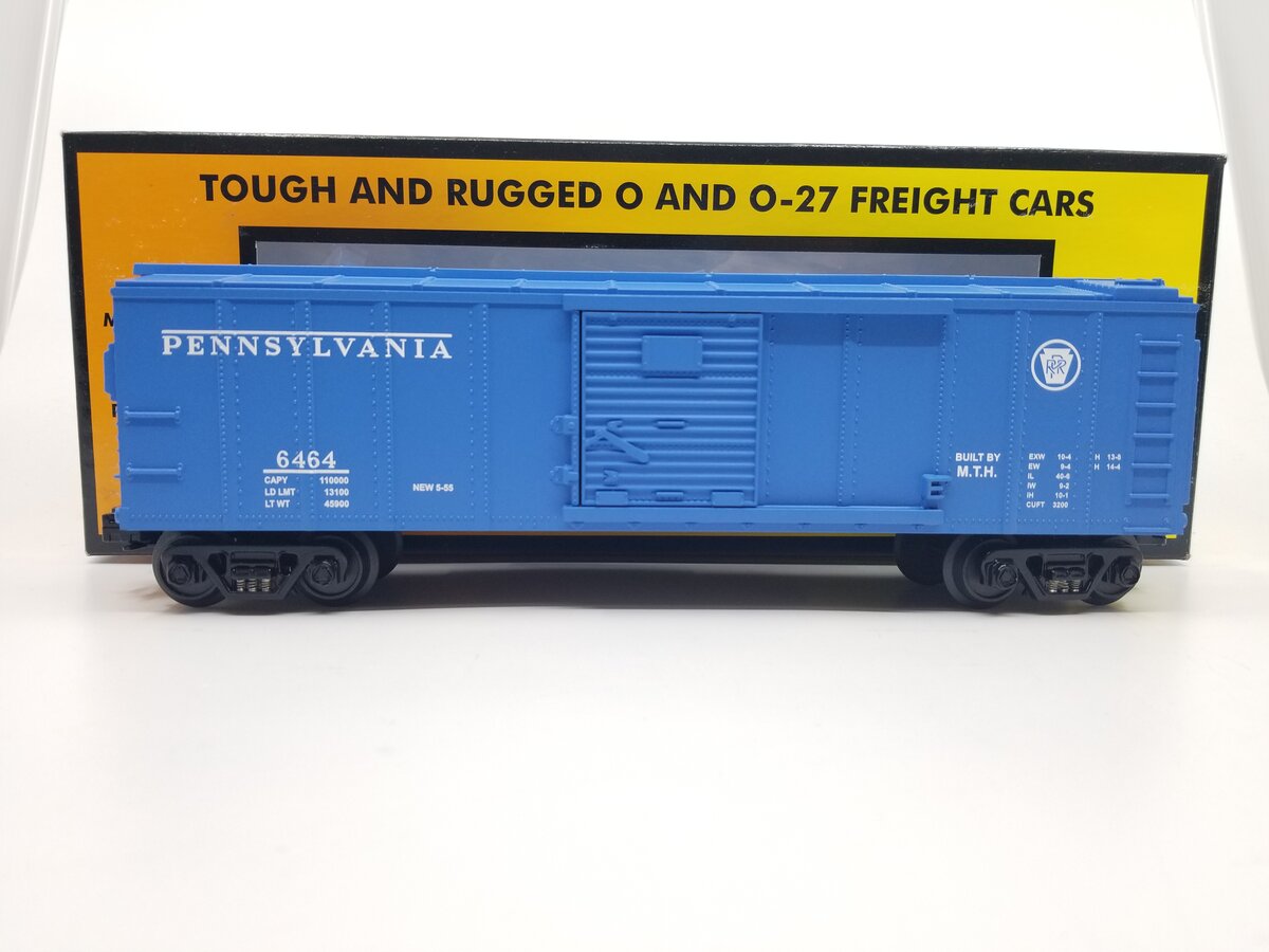 MTH 30-74035 O Gauge Pennyslvania Railroad Boxcar #6464 LN/Box