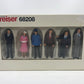 Preiser 68208 O Standing Pedestrians Figures (Set of 6) NIB