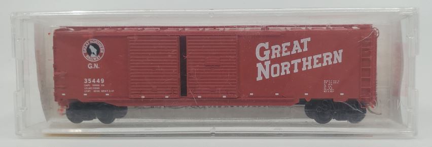 Micro-Trains 07800020 N Great Northern 50' Double Side Door Auto Boxcar #35449