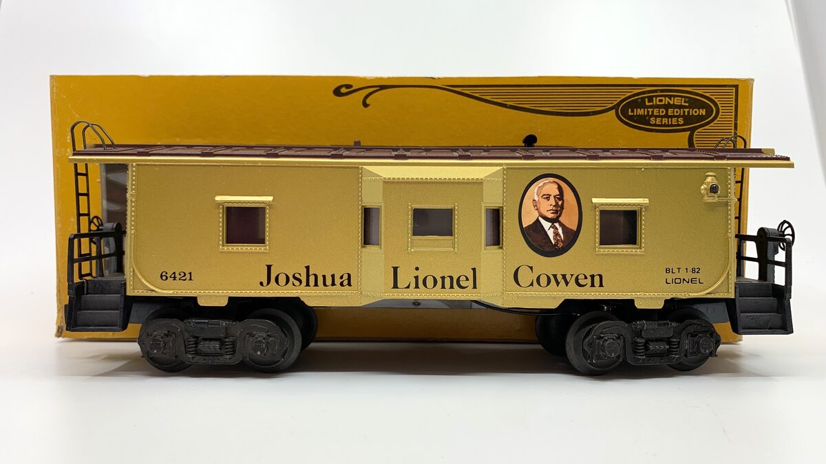 Lionel 6-6421 O Gauge Joshua L. Cowen Bay Window Illuminated Caboose