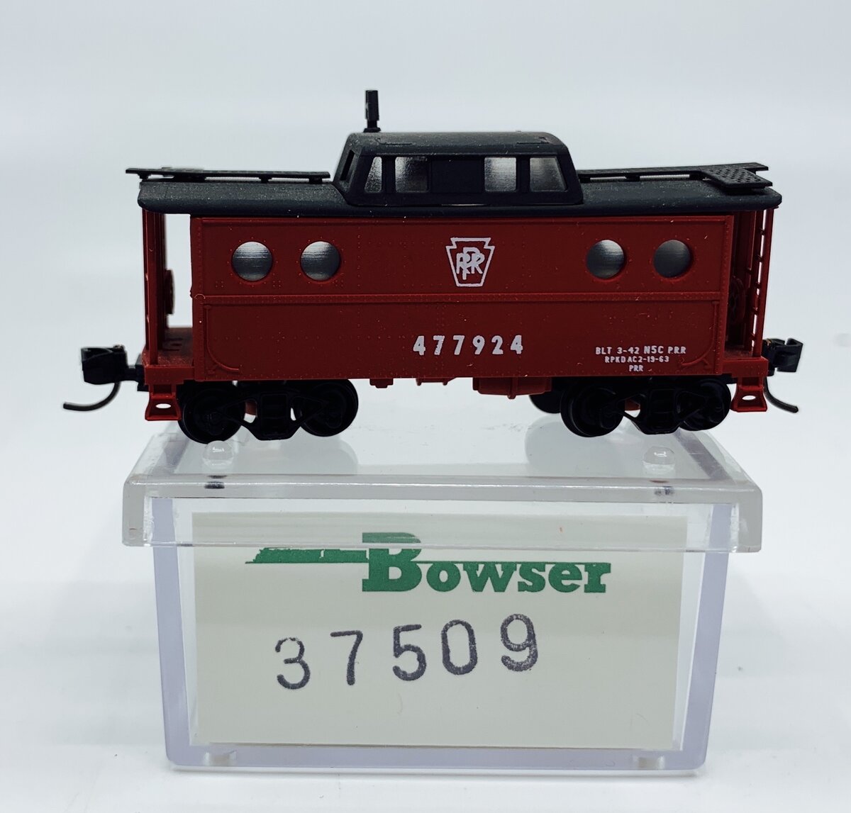 Bowers 37509 N Pennsylvania Railroad Plain Keystone N5C Caboose LN/Box