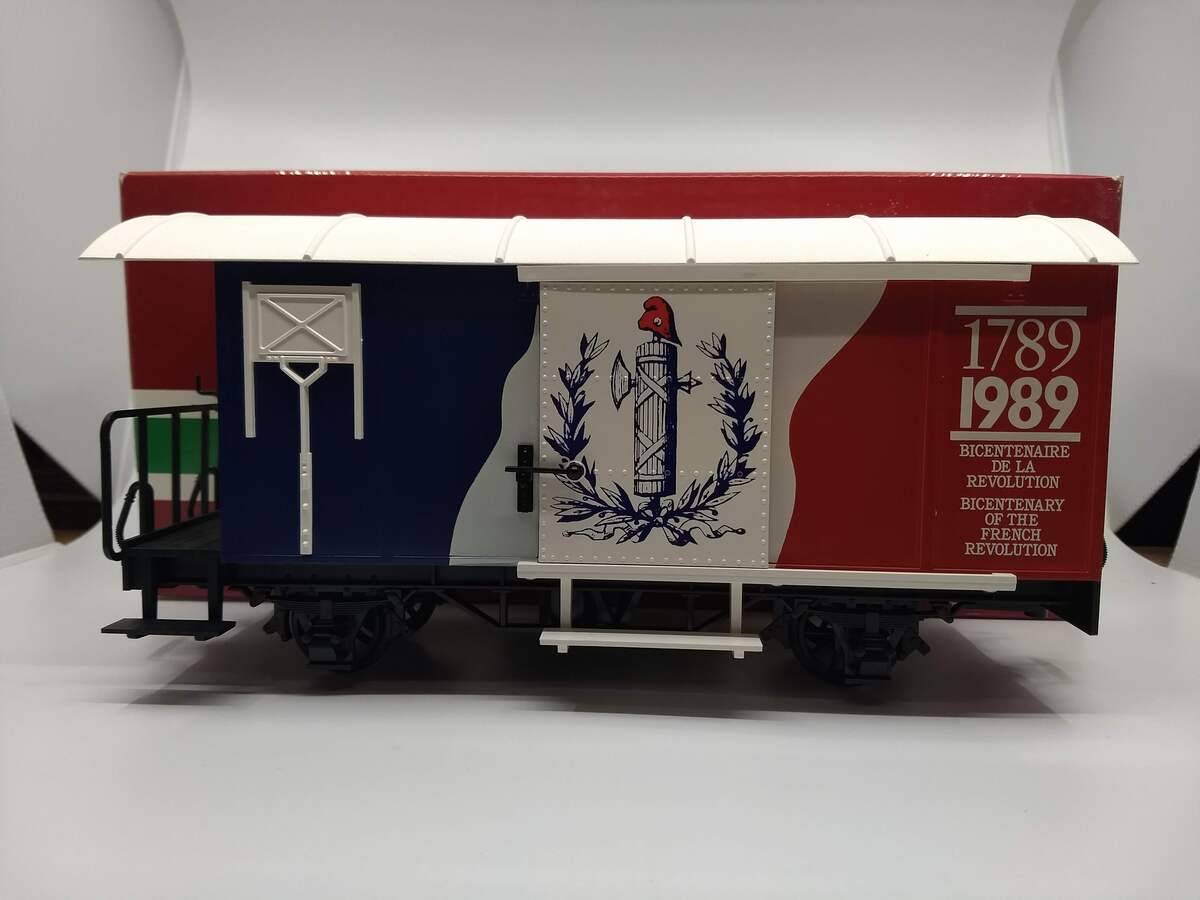 LGB 4028FR G Scale 1789-1989 French Revolution Bicentenial Boxcar LN/Box