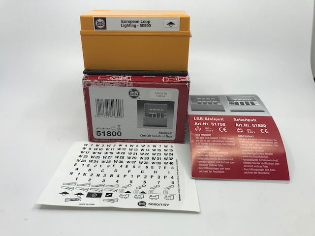 LGB 51800 G Scale On-Off Switch Control Box