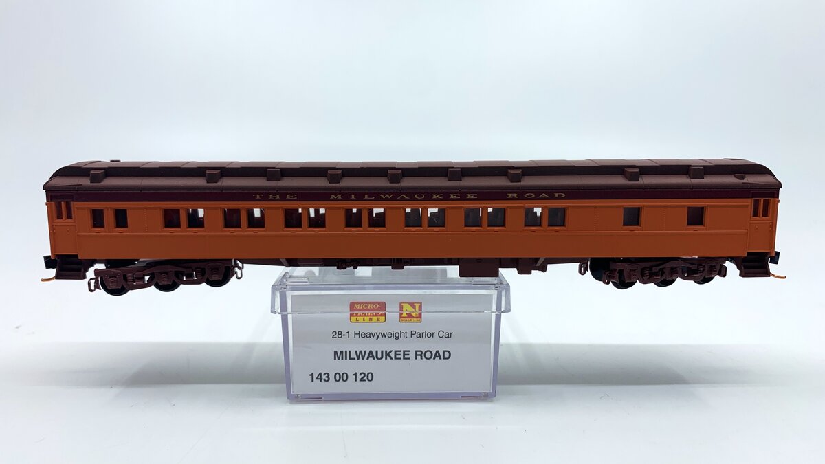 Micro-Trains 14300120 N Milwaukee Road 83' 28-1 Heavyweight Parlor Car LN/Box