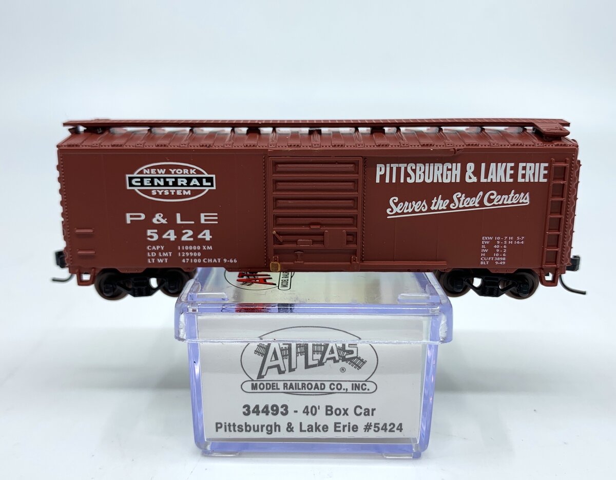 Atlas 34493 N Pittsburgh & Lake Erie 40' Box Car #5424 LN/Box