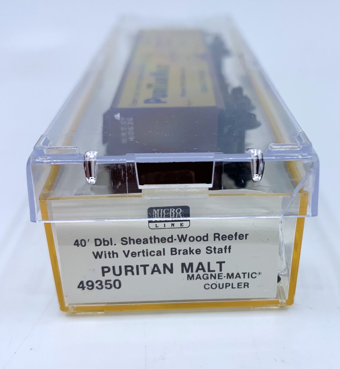 Micro-Trains 04900350 N Puritan Malt 40' Double Sheathed Wood Reefer #40636 NIB
