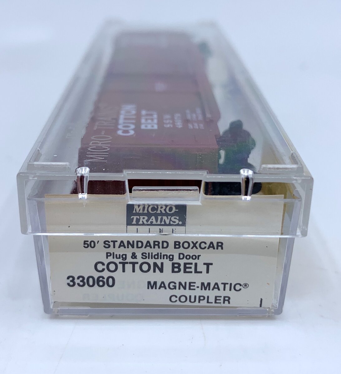 Micro-Trains 03300060 N Cotton Belt 50' Plug & Sliding Door Boxcar #48079 LN/Box