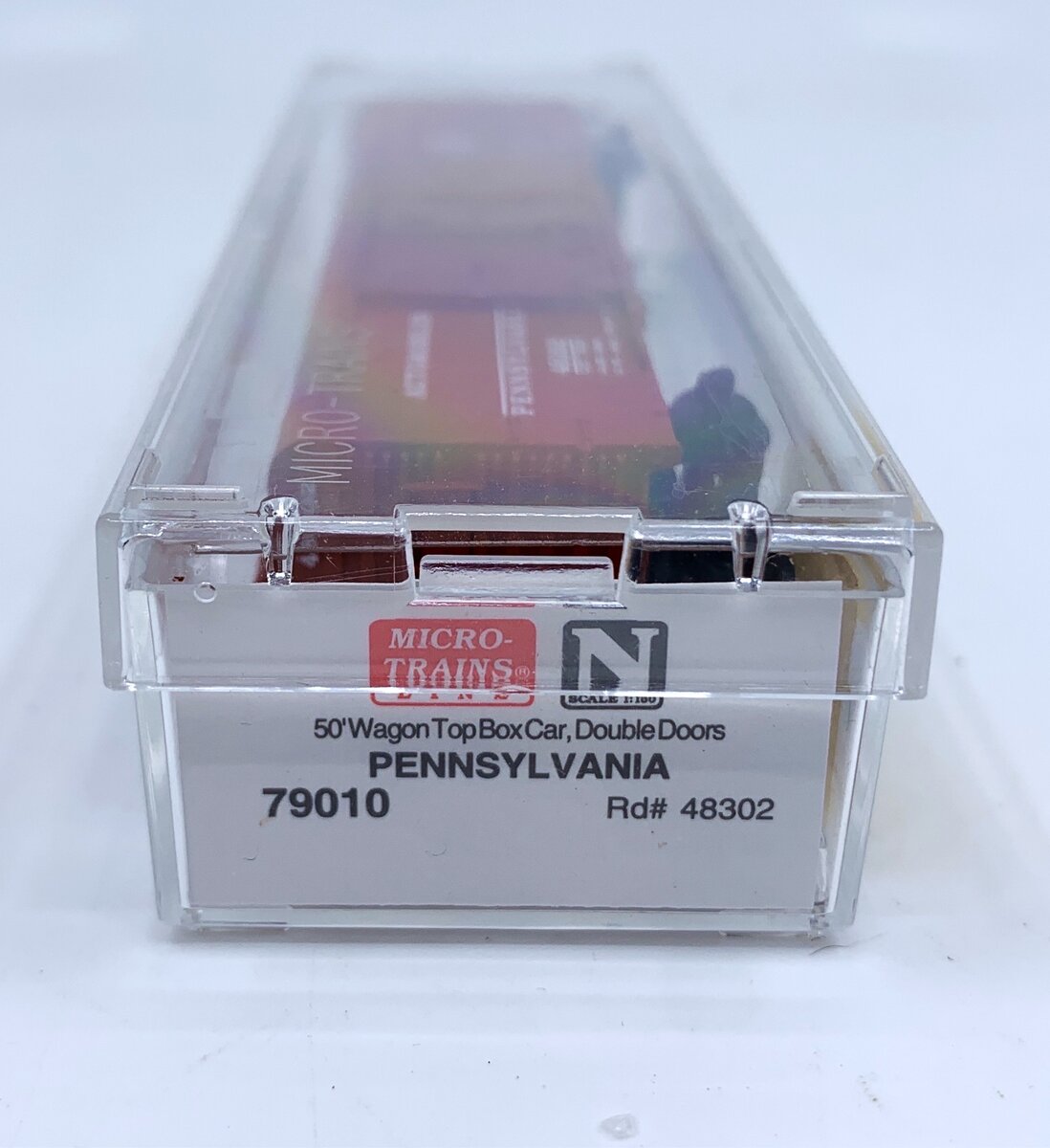 Micro-Trains 07900010 N Pennsylvania 50' Double Door Wagon Top Boxcar #48302
