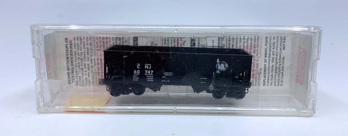 Micro-Trains 05600230 N Central of New Jersey 33'  Rib Side Hopper #60747 LN/Box