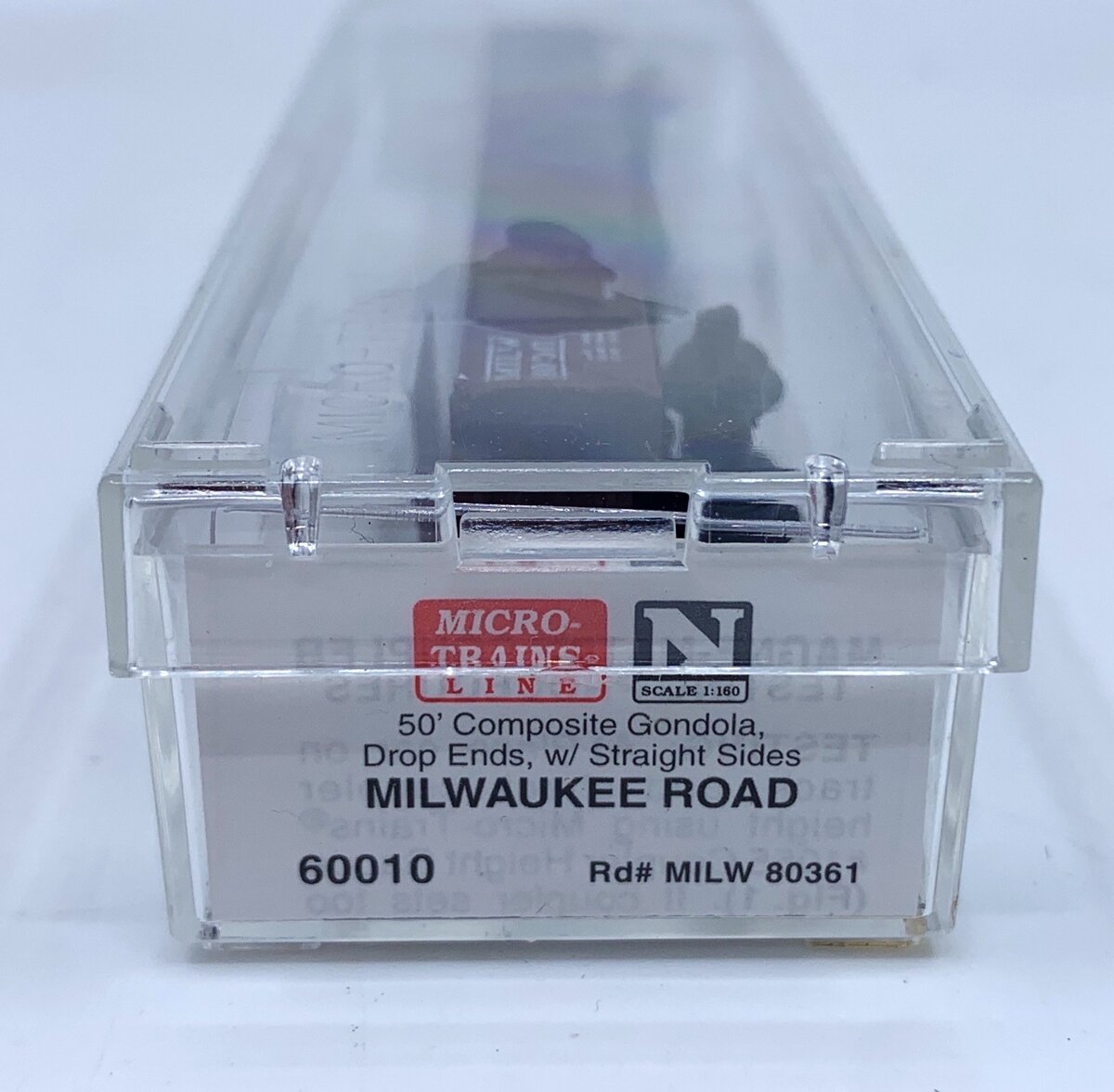 Micro-Trains 06000010 N Milwaukee 50' Composite Side Gondola #80361 w Drop Ends LN/Box