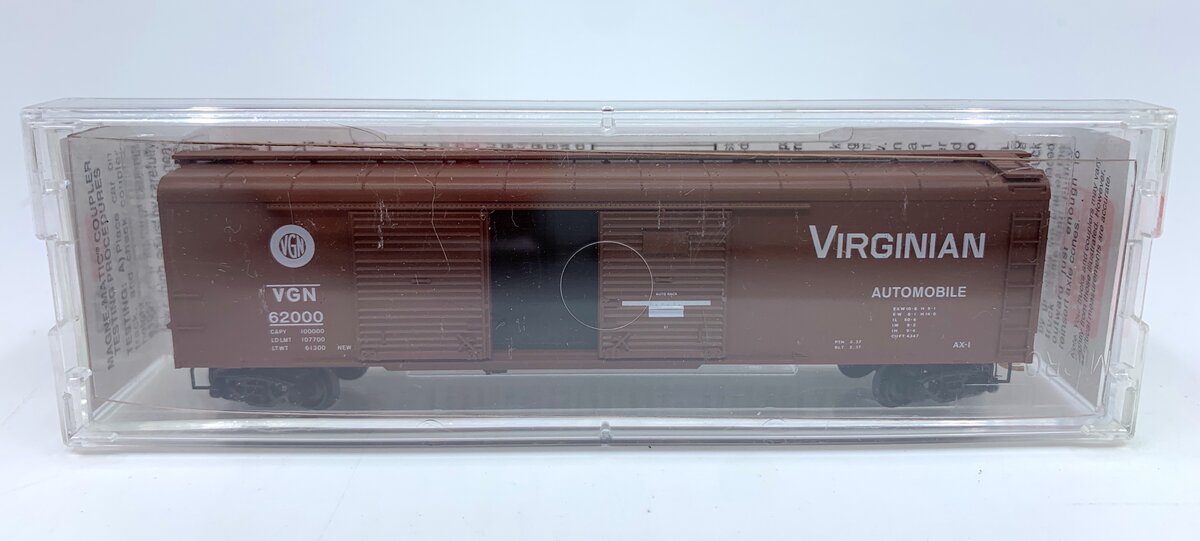 Micro-Trains 07900050 N Virginian 50' Double Door Wagon Top Boxcar #62000