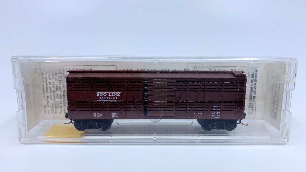 Micro-Trains 03500140 N SOO Line 40' Despatch Stockcar #29630 LN/Box