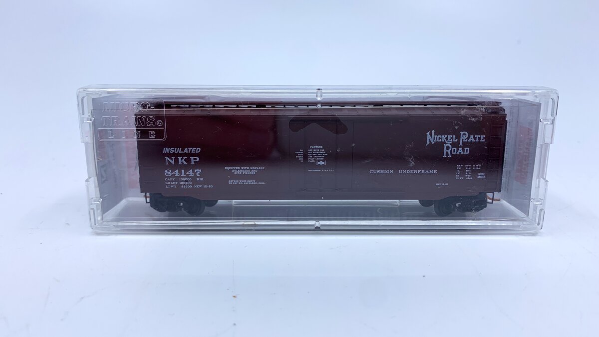 Micro-Trains 03200410 N Nickel Plate Road 50' Standard Plug Door Boxcar #84147 LN/Box
