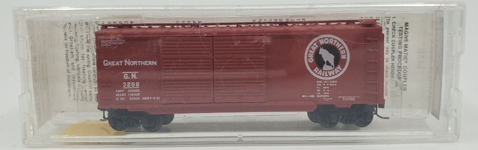 Micro-Trains 02300060 N Great Northern 40'Standard Double Door Boxcar #3208