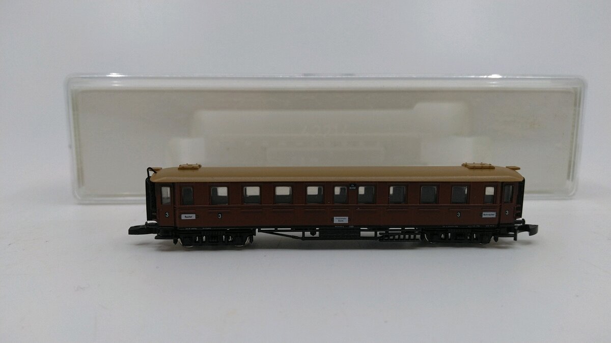 Marklin 87960 Z Scale Wurttemberg Express 3rd Class Passenger Car EX/Box