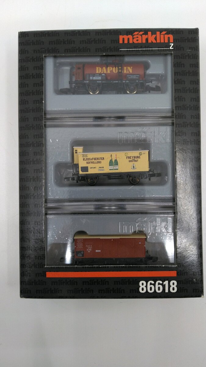 Marklin 86618 Z Prussian Freight Car Set LN/Box