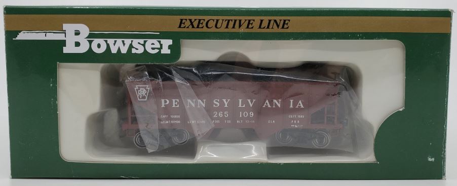 Bowser 40912 HO GLa 2-Bay Hopper, PRR/Shadow Keystone #265109