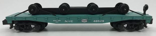 American Flyer 6-48529 S Scale New York Central Flatcar w/Wheel Load #48529 LN/Box