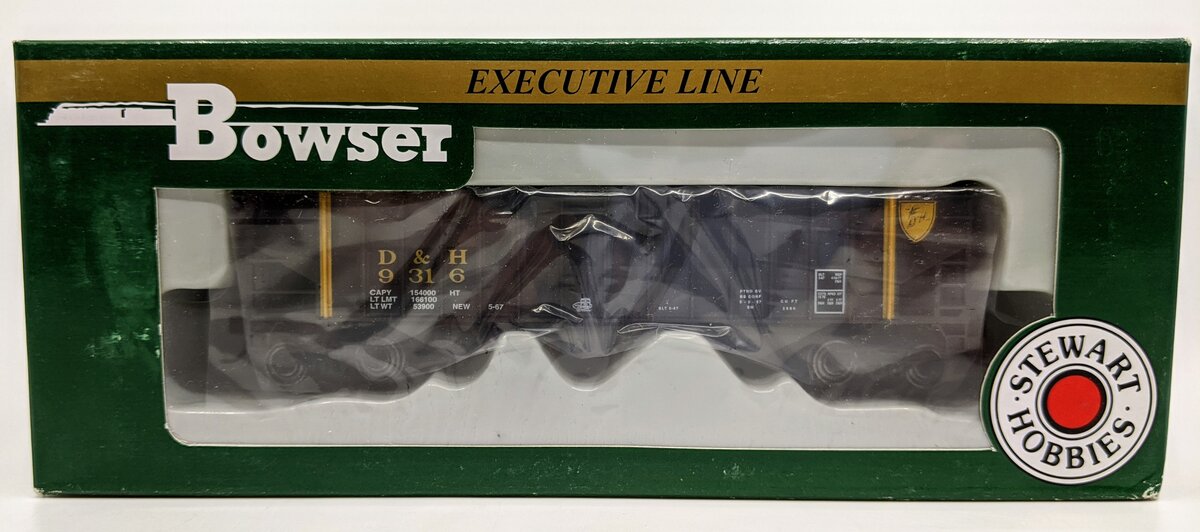 Bowser 40236 HO D&H 14 Panel Triple Hopper #9316