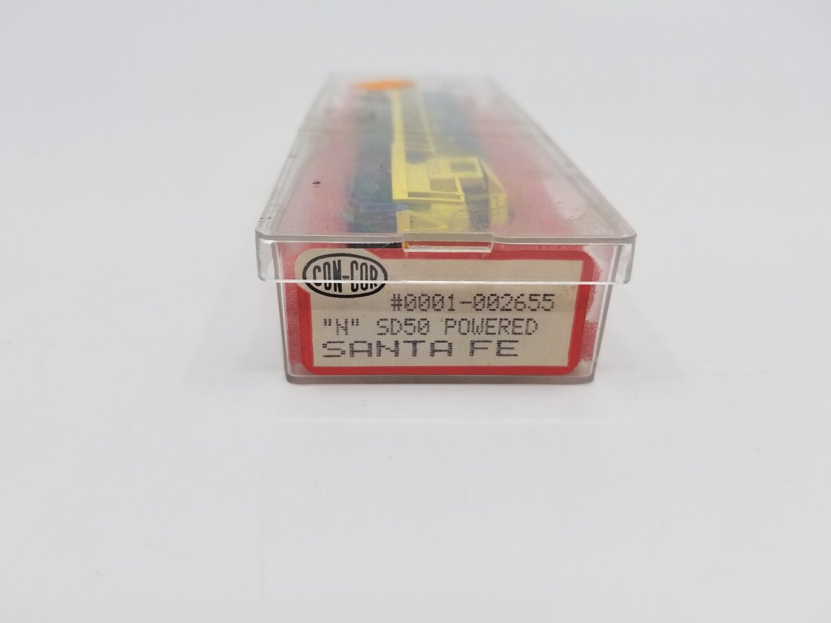 Con-Cor 0001-002655 N Scale Santa Fe Diesel Locomotive SD50 #5802 LN/Box