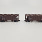Kato 186-0102 N Scale ATSF ACF 70T Closed Side Covered Hopper 2-Bay (Pack of 2) LN/Box