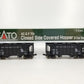Kato 186-0104 N-Scale C&O ACF 70T 2-Bay Closed Side Covered Hopper #1205, #1013 LN/Box