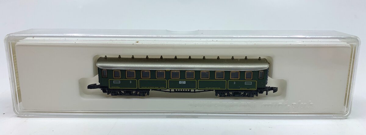Marklin 8730 Z Scale 3rd Class Bavarian Passenger Car EX/Box