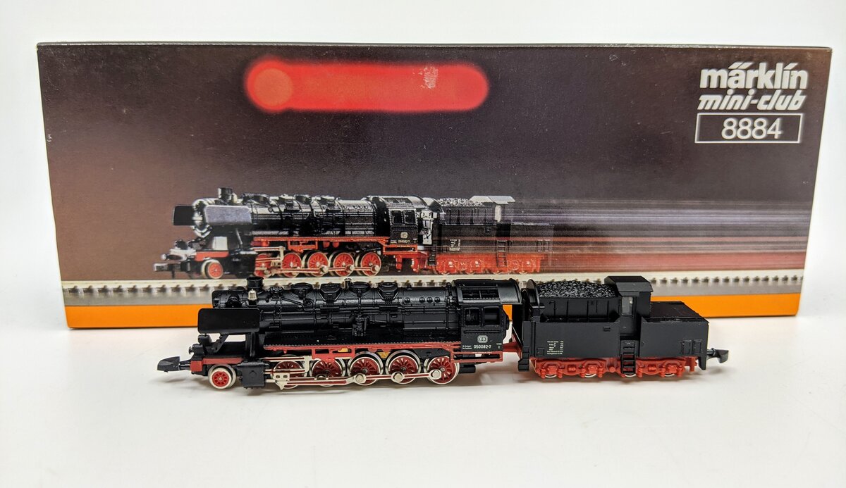 Marklin 8884 Z Scale DB 2-10-0 Steam Locomotive & Tender #050082-7 LN/Box
