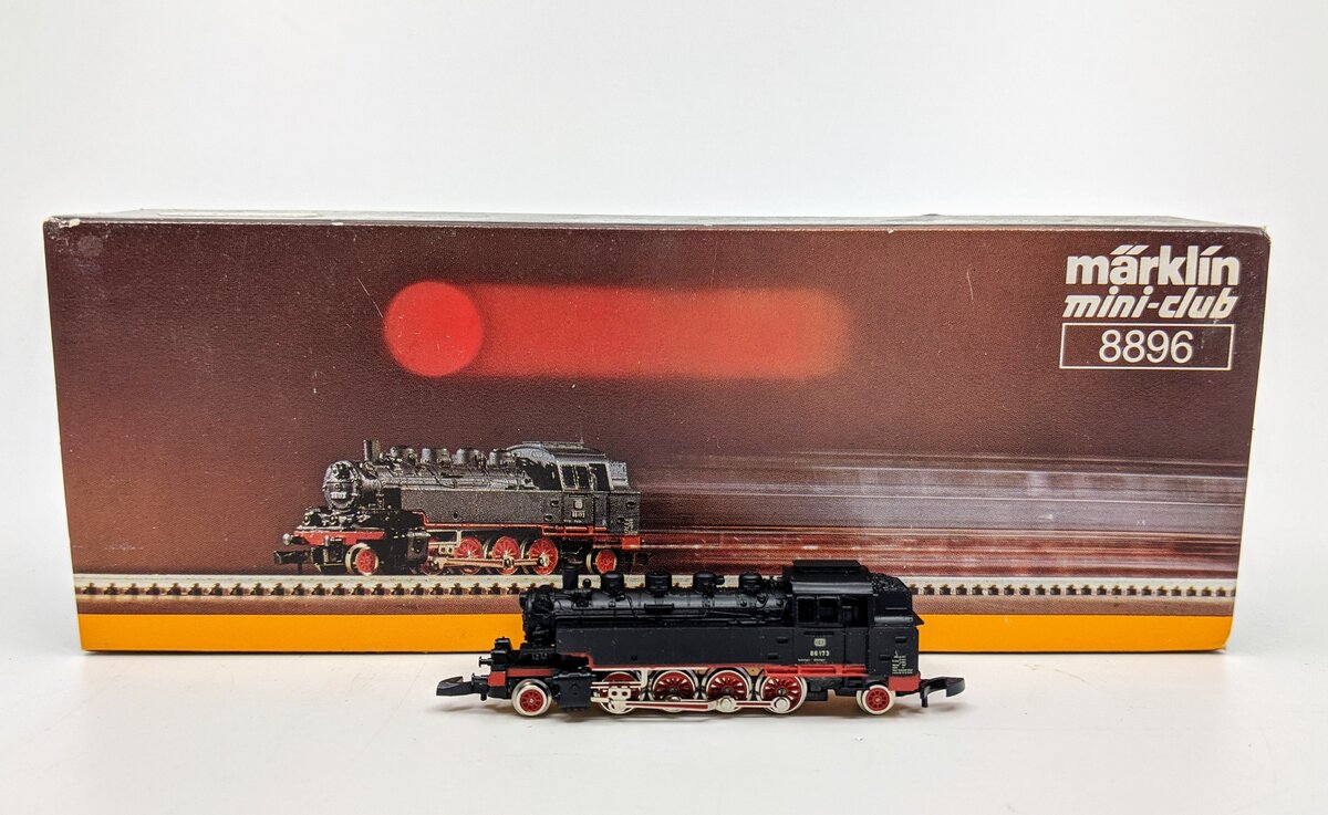 Marklin 8896 Z German Federal Railroad DB 2-8-2 Class 86 B Steam Loco #86173 LN/Box