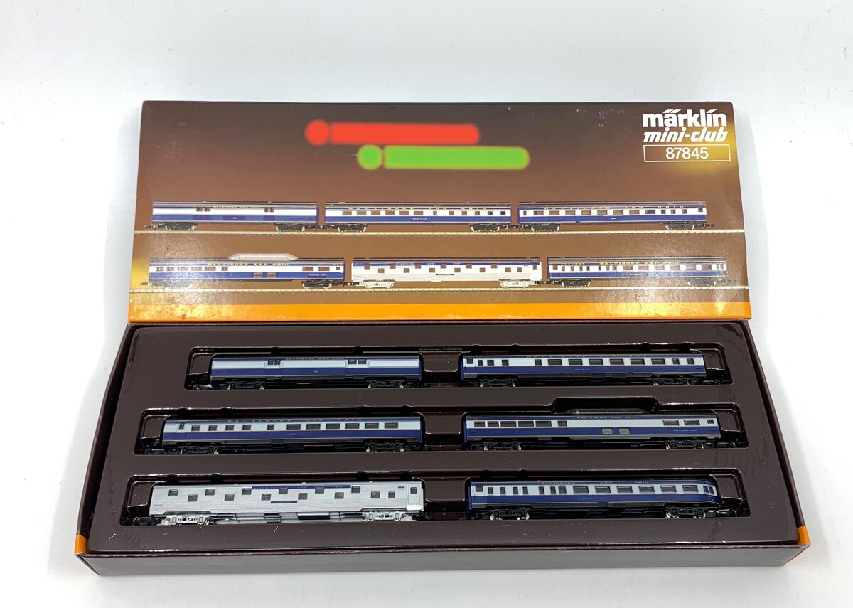 Marklin 87845 Z Scale Baltimore & Ohio Passenger Car Set (Set of 6) NIB
