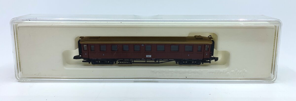 Marklin 87950 Z Scale Wurttemberg 2nd/3rd Class Express Coach Car EX/Box