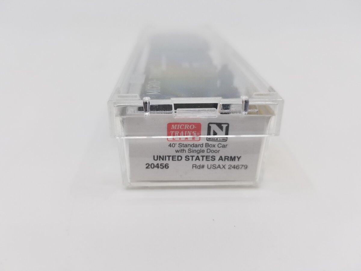 Micro-Trains 02000456 N United States Army 40' Single Door Boxcar #24679 NIB