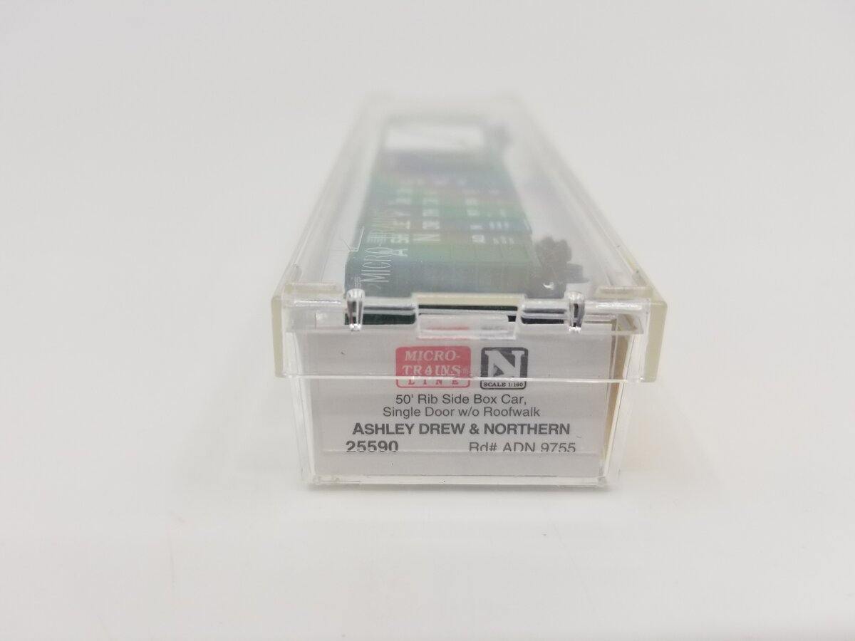 Micro-Trains 02500590 N Ashley, Drew & Northern 50' SD Rib Side Boxcar #9755 LN/Box
