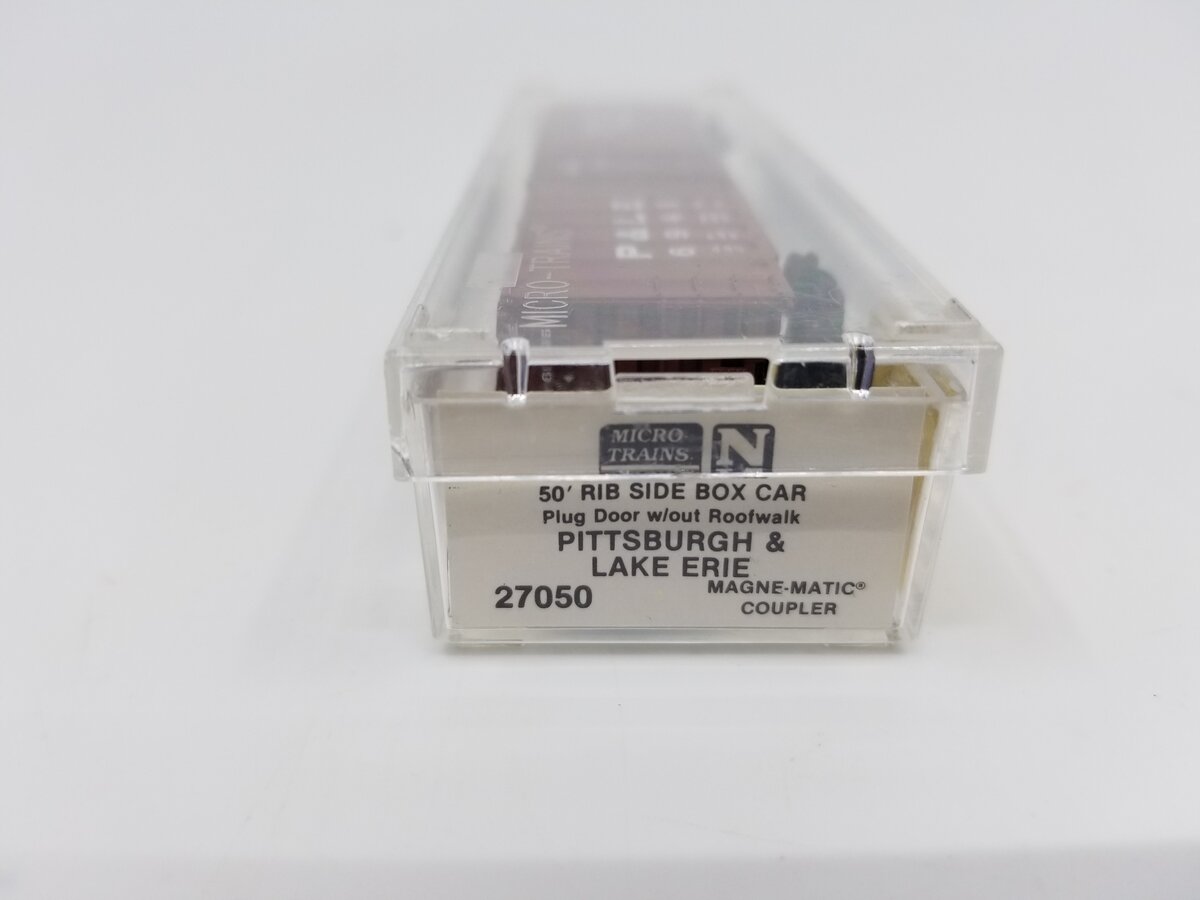 Micro-Trains 02700050 N Scale P&LE 50' Plug Door Rib Side Boxcar #6945 LN/Box