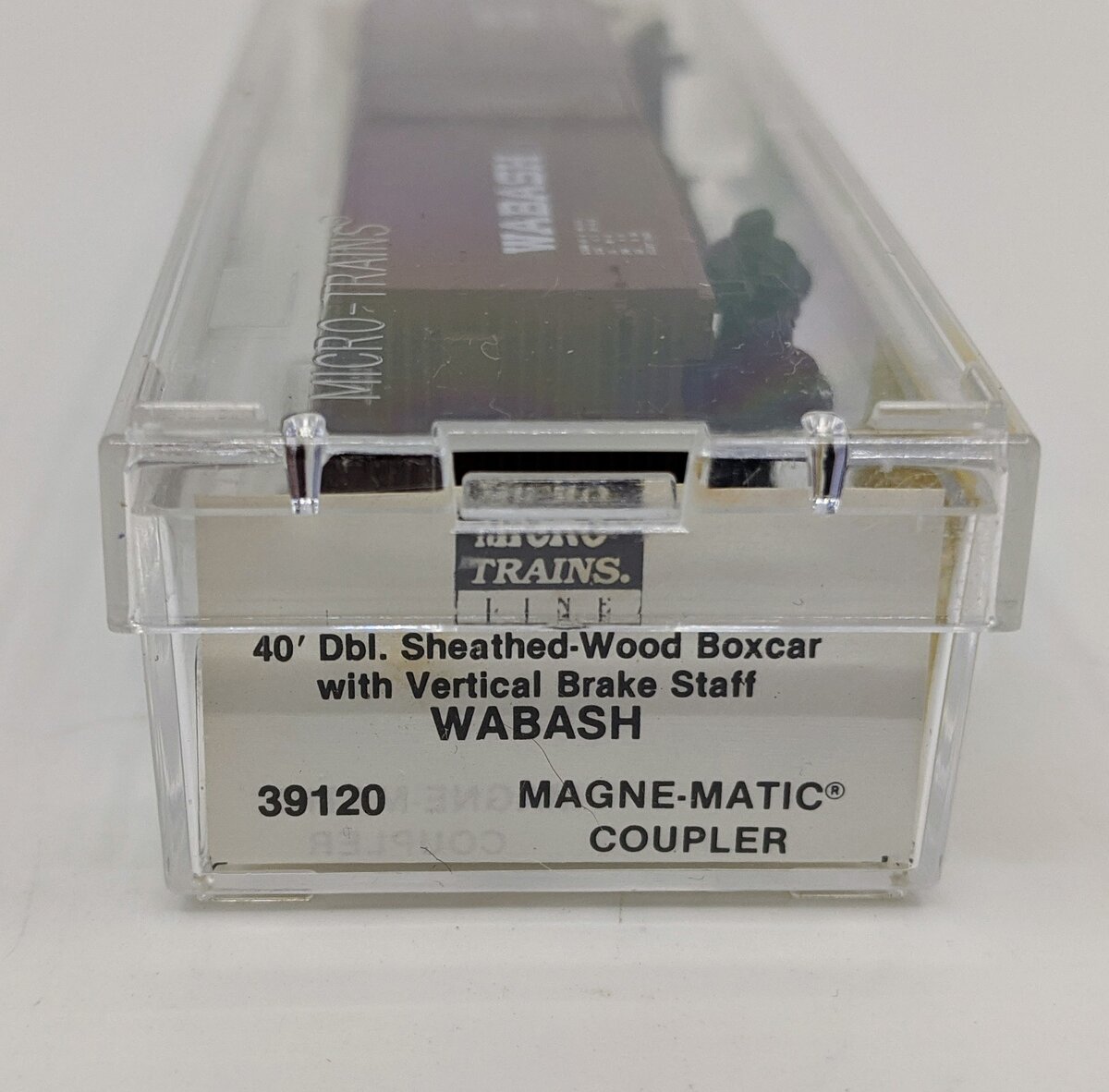 Micro-Trains 03900120 N Wabash 40' Single Door Double Sheathed Boxcar #80027 EX/Box