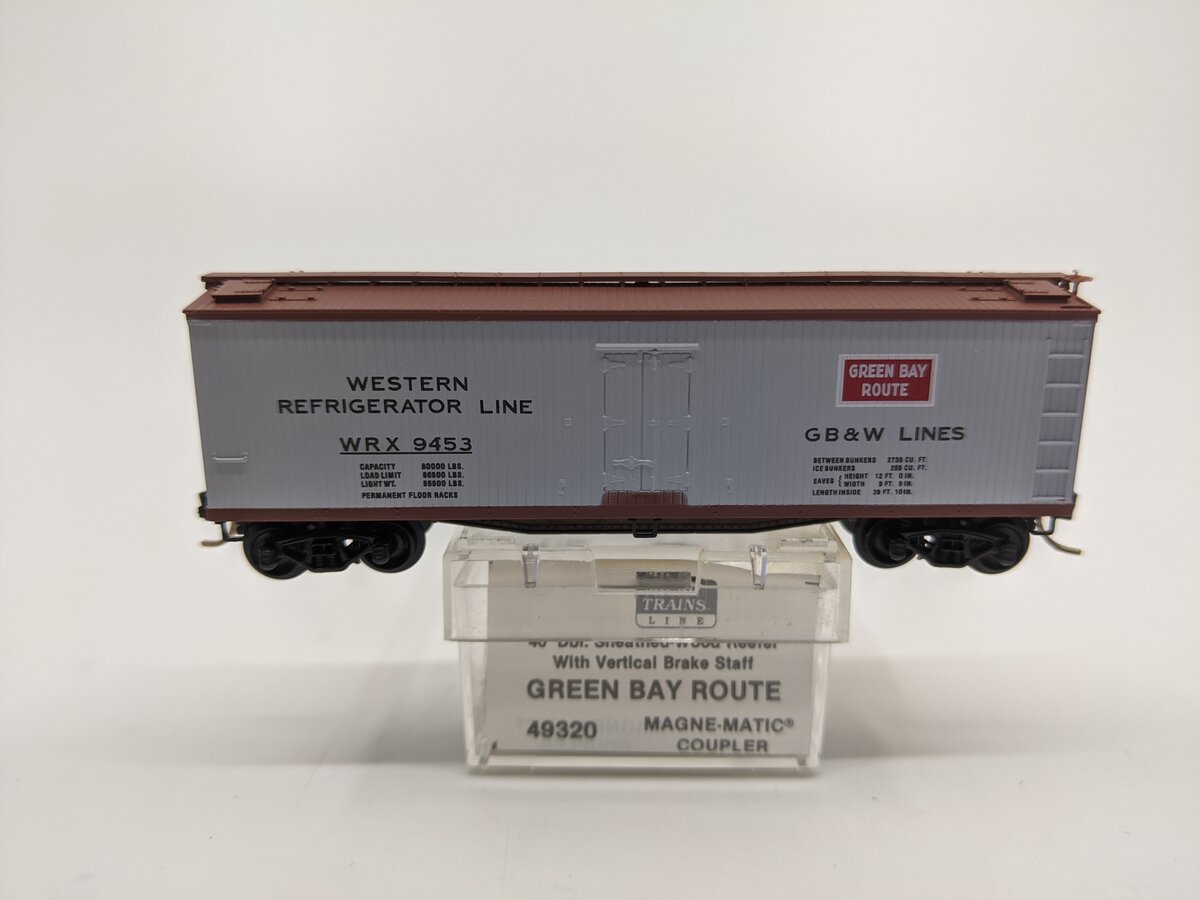 Micro-Trains 04900320 N Western Refrigerator Line 40' Wood Reefer #9453 LN/Box
