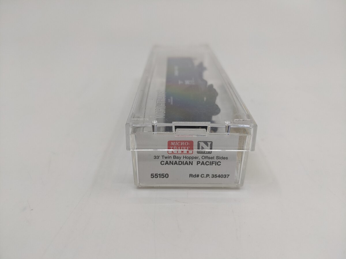 Micro-Trains 05500150 N Canadian Pacific 2-Bay Offset Side Open Hopper #354037 LN/Box