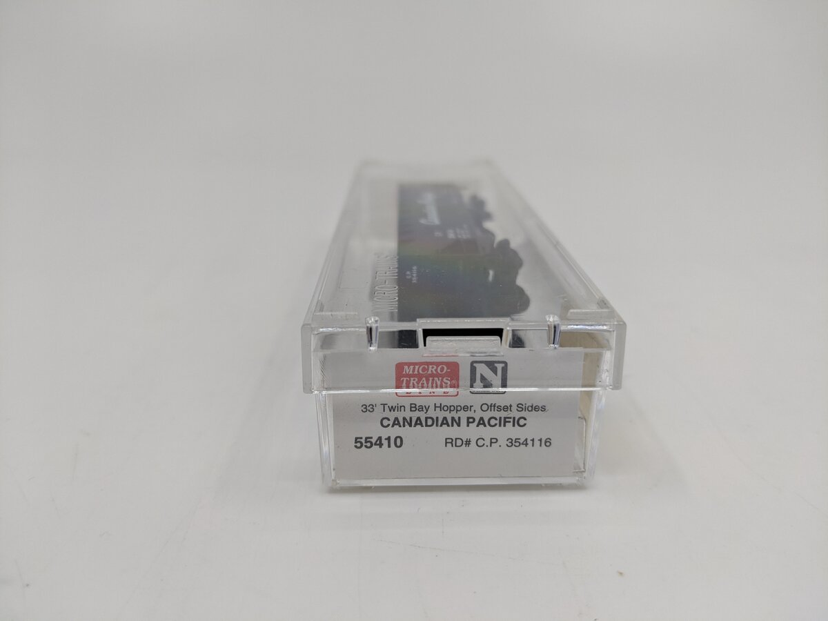Micro-Trains 05500410 N Canadian Pacific 33' Twin Bay Offset Side Hopper #354116 LN/Box