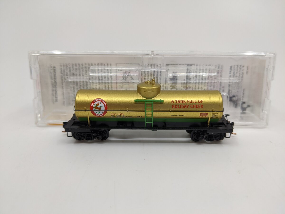 Micro-Trains 06500440 N Scale Happy Holidays 39' Single Dome Tank Car #1999 LN/Box