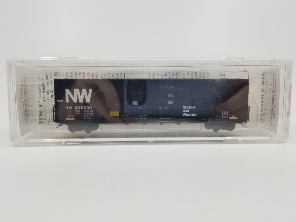 Micro-Trains 10200040 N N&W 60' Excess Height Double Plug Door Boxcar #605000 LN/Box