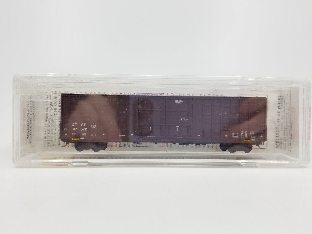 Micro-Trains 10300050 N ATSF 60' Waffle Side Double Plug Door Boxcar #37572 LN/Box
