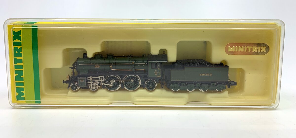 Minitrix 12035 N K.Bay.Sts.B S 2/5 Steam Locomotive & Tender LN/Box