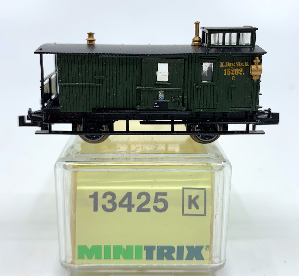Minitrix 13425 N K.Bay.Sts.B. Caboose LN/Box